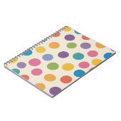 Carnet Art hexagonal couleur arc-en-ciel moderne (Côté gauche)