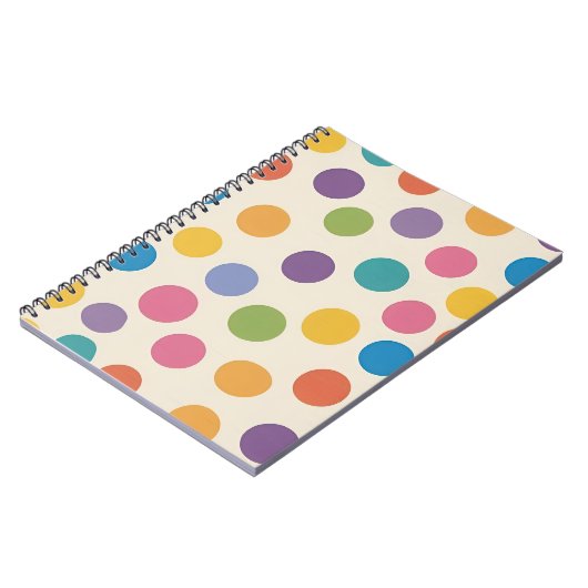 Carnet Art hexagonal couleur arc-en-ciel moderne (Côté gauche)