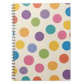 Carnet Art hexagonal couleur arc-en-ciel moderne (Devant)