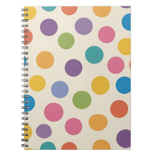 Carnet Art hexagonal couleur arc-en-ciel moderne