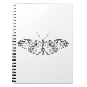 Carnet Art inspiré de papillon