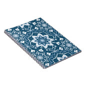 Carnet Art Islamique sans couture Bleu coloré (Côté Droit)