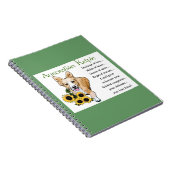 Carnet Art Kelpie australien (Côté Droit)