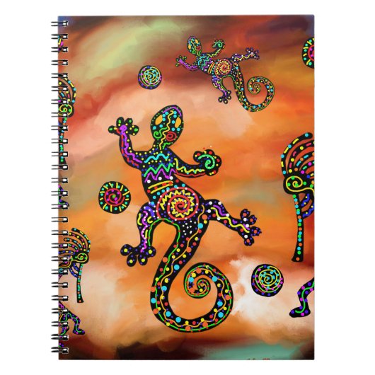 Carnet Art Kokopeli du Sud-Ouest (Devant)
