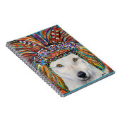 Carnet Art Loup Blanc (Côté Droit)