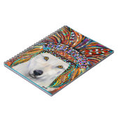 Carnet Art Loup Blanc (Côté gauche)