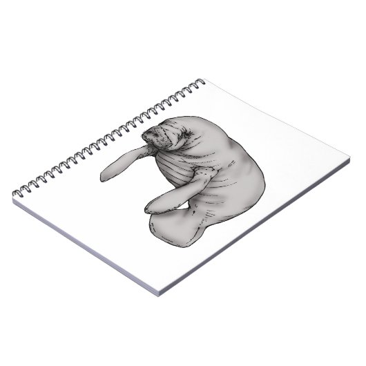 Carnet art manatee (Côté gauche)