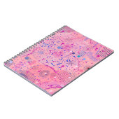 Carnet Art maximaliste Pink Party (Côté gauche)
