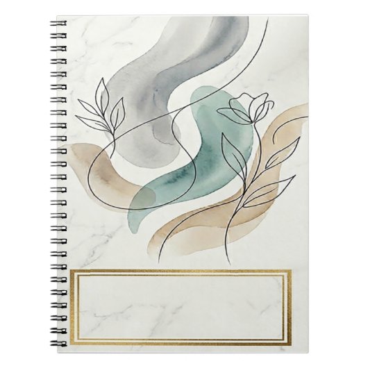 Carnet art minimal (Devant)