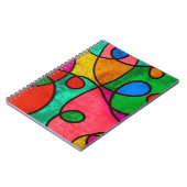 Carnet Art moderne Abstrait coloré (Côté gauche)