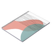 Carnet Art moderne Abstrait Wave Line (Côté gauche)