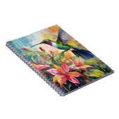 Carnet Art Moderne Colibri Coloré (Côté Droit)