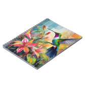 Carnet Art Moderne Colibri Coloré (Côté gauche)