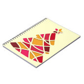 Carnet Art moderne élégant sapin de Noël (Côté gauche)