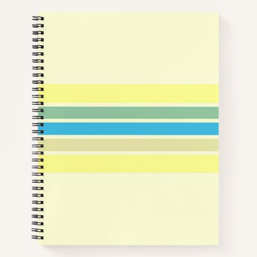 Carnet art moderne rayures (Devant)