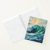 Carnet Art moderne Sun Ocean Wave Crescendo (Intérieur)