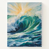 Carnet Art moderne Sun Ocean Wave Crescendo (Dos)