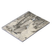 Carnet Art Monochrome Forêt-Dame Médiévale (Côté gauche)