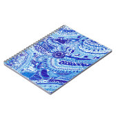 Carnet Art motif de style Royal Blue et White Ming (Côté gauche)