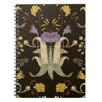 Carnet Art Nouveau Floral : Motif Vintage