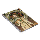 Carnet Art Nouveau Trappistine Mucha Art (Côté Droit)