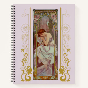Carnet Art Noveau Alphonse Mucha Night's Reest