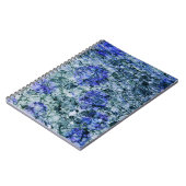 Carnet Art numérique d'aquarelle bleue arrière - plan abs (Côté gauche)