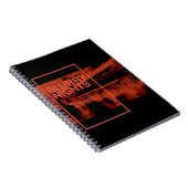 Carnet Art numérique de couleur rouge : Nuits floues (Côté Droit)