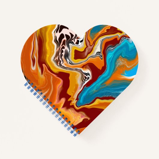 Carnet Art numérique liquide de lisses planétaire (Devant)