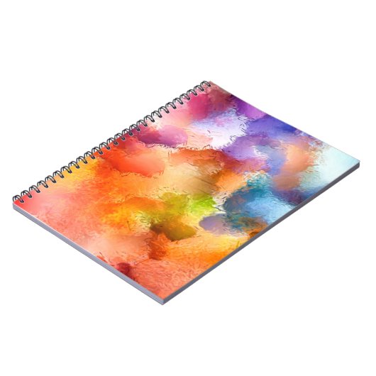 Carnet Art numérique motif abstrait. Dessin à main modern (Côté gauche)