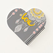 Carnet Art numérique Sunny Grey Lace IA (Dos)
