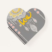 Carnet Art numérique Sunny Grey Lace IA (Devant)