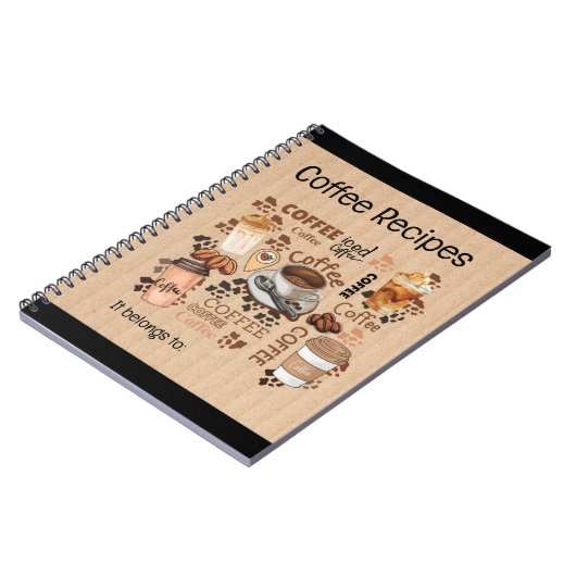 CARNET ART OF COFFEE NOTEBOOK (Côté gauche)