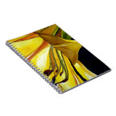 Carnet Art original de Lys doré jaune (Côté Droit)