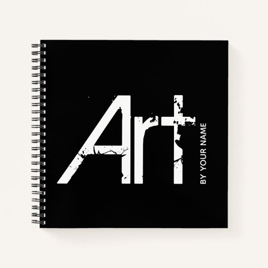 Carnet Art par votre nom Typographie Sketchbook (Devant)