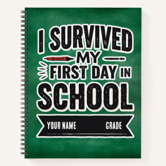 Carnet Art personnalisé pour le premier jour d'école
