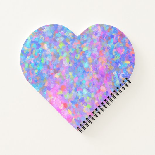 Carnet Art point multicolore (Dos)