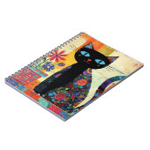 Carnet Art populaire de chat noir (Côté gauche)