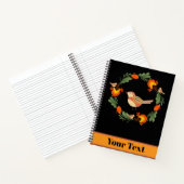 Carnet Art populaire d'oiseau d'automne (Intérieur)