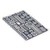 Carnet Art populaire scandinave sans couture motif vintag (Côté Droit)