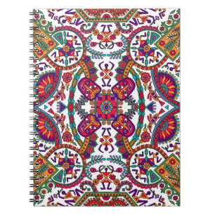 Carnet Art populaire traditionnel Allover Designart, ethn
