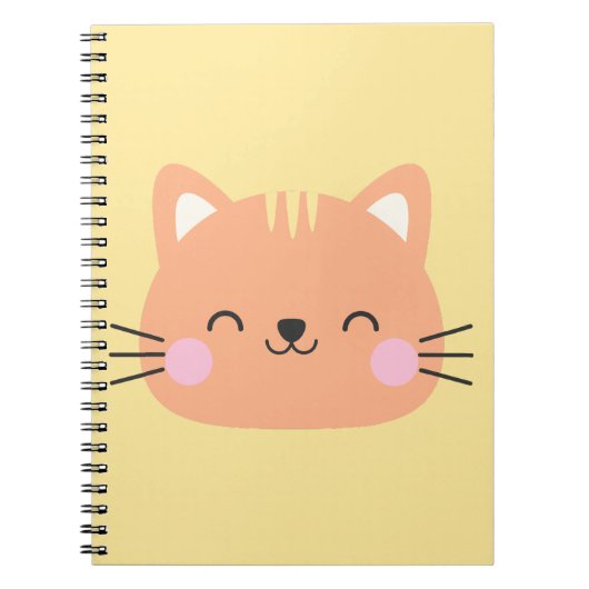 Carnet Art pour l'anniversaire des enfants avec un chat (Devant)
