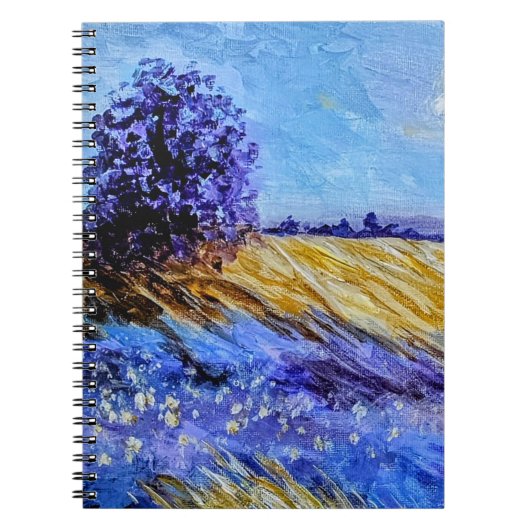 Carnet Art raffiné impressionniste. Style Van Gogh (Devant)