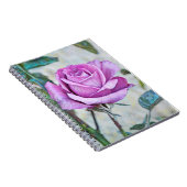 Carnet Art Rose violet de Gertie's Garden (Côté Droit)
