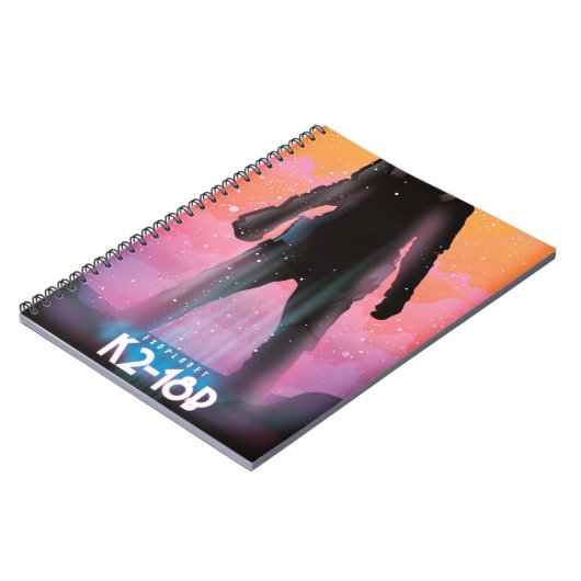 Carnet Art spatial exoplanète K2-18b (Côté gauche)