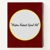 Carnet "Art Spiral Radiant Moderne" (Dos)