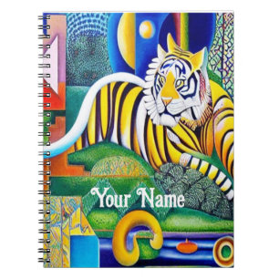 Carnet Art Tigre Contemporain - Décor Oeil