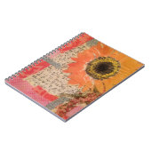 Carnet art tournesol (Côté gauche)