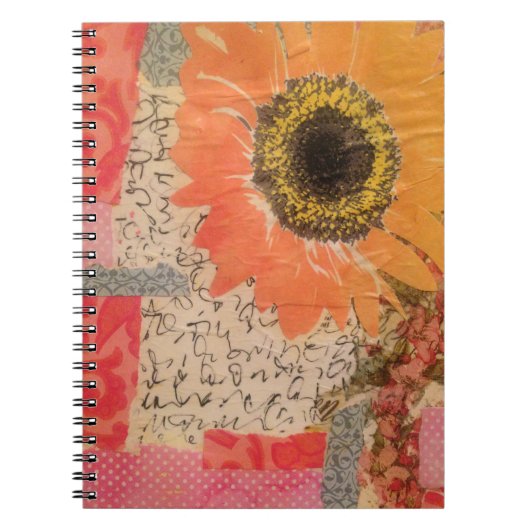 Carnet art tournesol (Devant)
