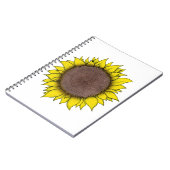 Carnet Art tournesol (Côté gauche)